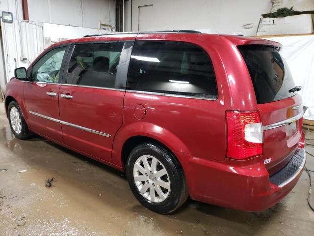 2C4RC1CG9CR120953 - 2012 CHRYSLER TOWN & COU TOURING L RED photo 2