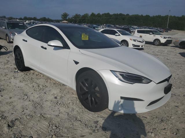 5YJSA1E50NF467556 - 2022 TESLA MODEL S Սպիտակ լուսանկար 4