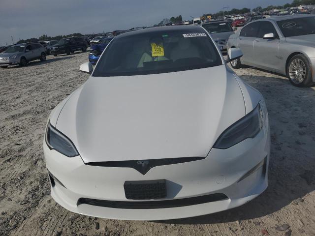 5YJSA1E50NF467556 - 2022 TESLA MODEL S Սպիտակ լուսանկար 5