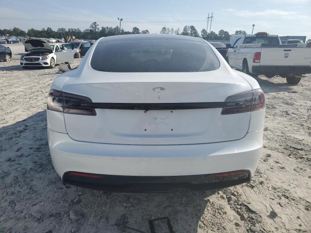 5YJSA1E50NF467556 - 2022 TESLA MODEL S Սպիտակ լուսանկար 6