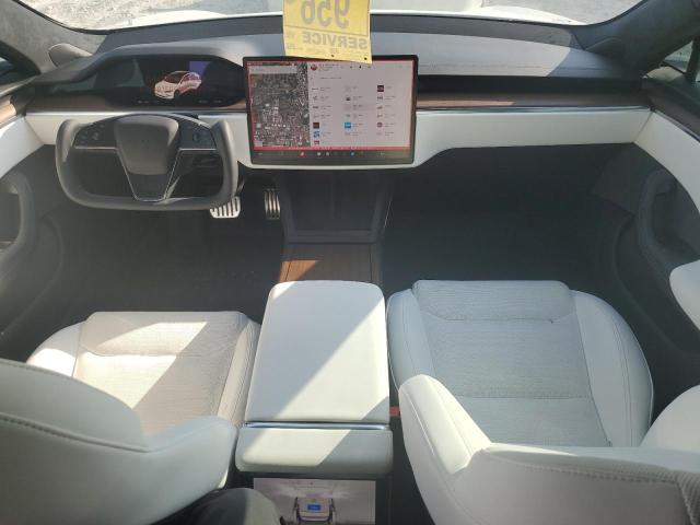 5YJSA1E50NF467556 - 2022 TESLA MODEL S Սպիտակ լուսանկար 8