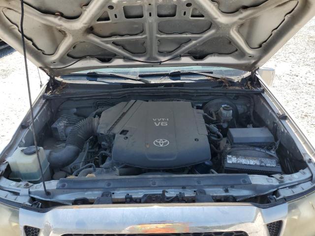 5TFJU4GN6BX001441 - 2011 TOYOTA TACOMA DOUBLE CAB PRERUNNER SILVER photo 11
