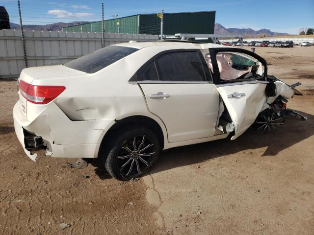 3LNDL2L34CR809091 - 2012 LINCOLN MKZ HYBRID WHITE photo 3