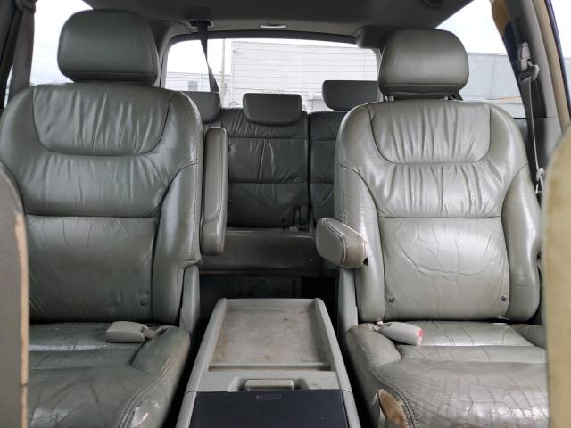 5FNRL38856B020121 - 2006 HONDA ODYSSEY TOURING BLUE photo 10