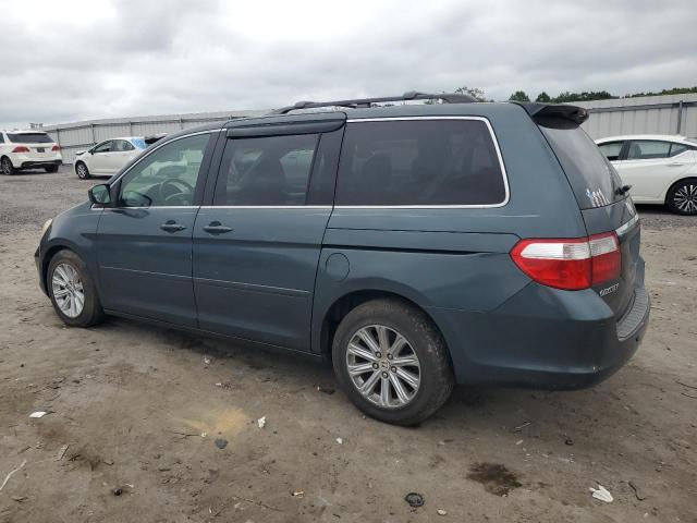 5FNRL38856B020121 - 2006 HONDA ODYSSEY TOURING BLUE photo 2