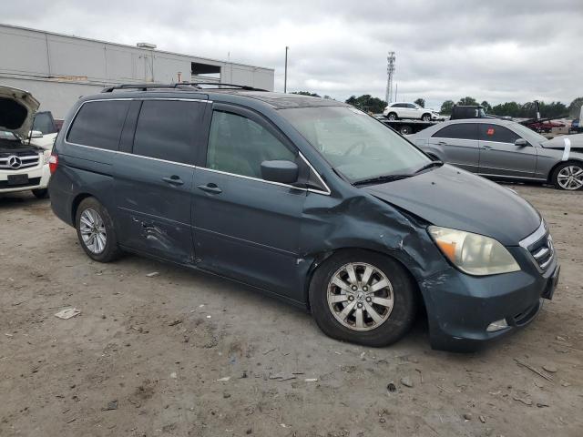 5FNRL38856B020121 - 2006 HONDA ODYSSEY TOURING BLUE photo 4