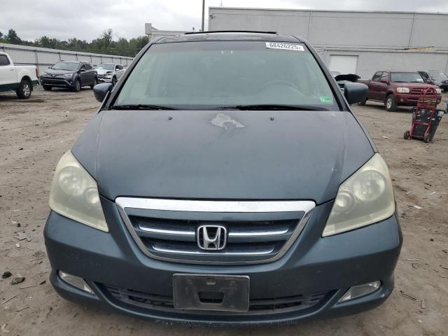 5FNRL38856B020121 - 2006 HONDA ODYSSEY TOURING BLUE photo 5