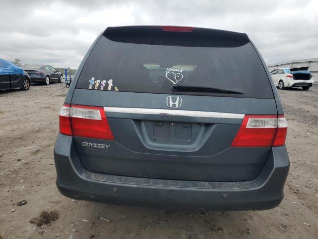 5FNRL38856B020121 - 2006 HONDA ODYSSEY TOURING BLUE photo 6
