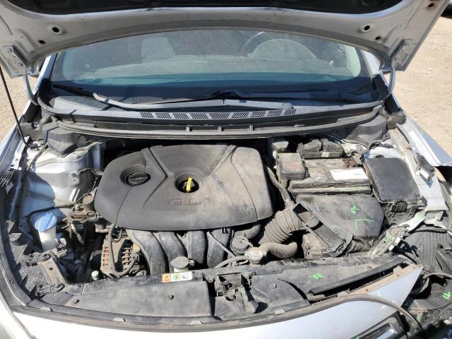 KNAFX6A82F5351269 - 2015 KIA FORTE EX SILVER photo 11