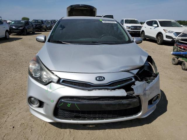 KNAFX6A82F5351269 - 2015 KIA FORTE EX SILVER photo 5