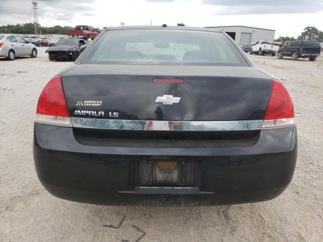 2G1WB58K069221614 - 2006 CHEVROLET IMPALA LS BLACK photo 6