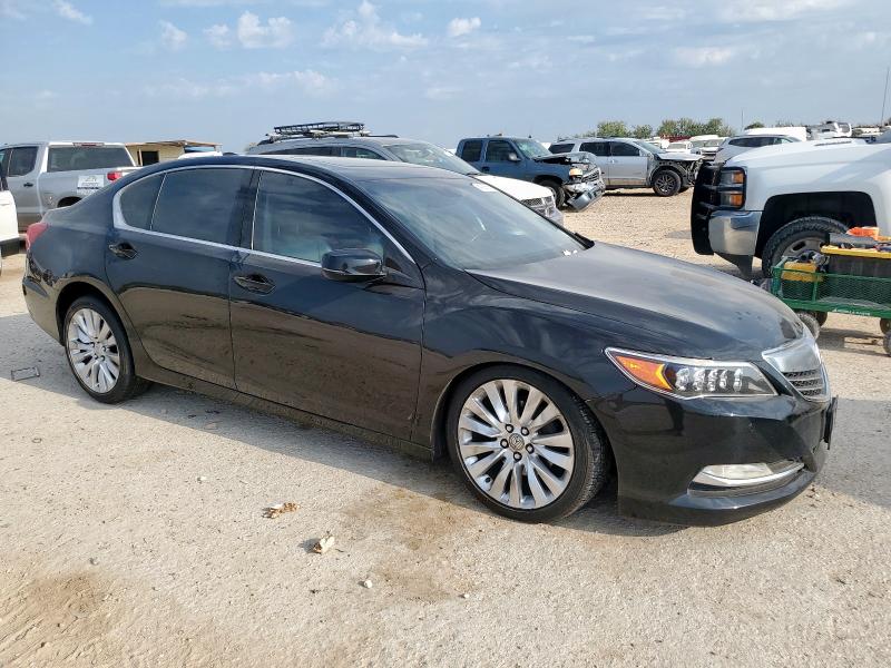 JH4KC1F94EC005329 - 2014 ACURA RLX ADVANCE BLACK photo 4