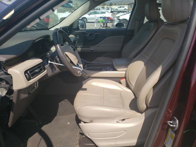 5LM5J7WC0LGL17195 - 2020 LINCOLN AVIATOR RESERVE BURGUNDY photo 7