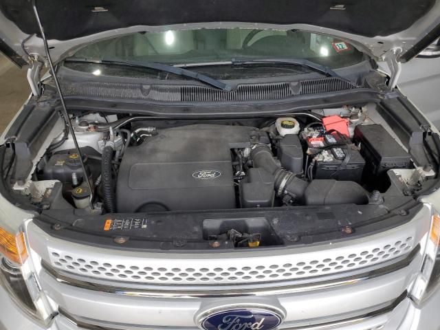 1FM5K8D86EGA77707 - 2014 FORD EXPLORER XLT SILVER photo 12