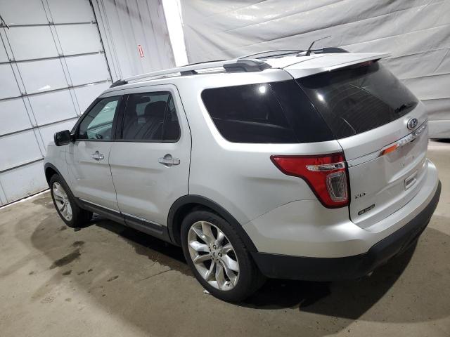 1FM5K8D86EGA77707 - 2014 FORD EXPLORER XLT SILVER photo 2