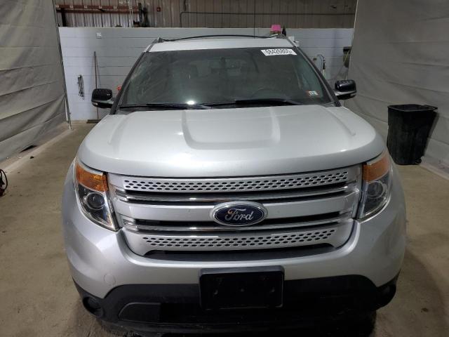 1FM5K8D86EGA77707 - 2014 FORD EXPLORER XLT SILVER photo 5