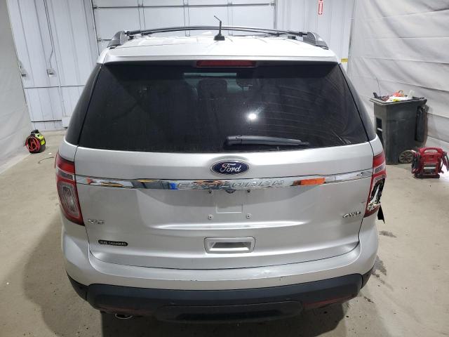 1FM5K8D86EGA77707 - 2014 FORD EXPLORER XLT SILVER photo 6