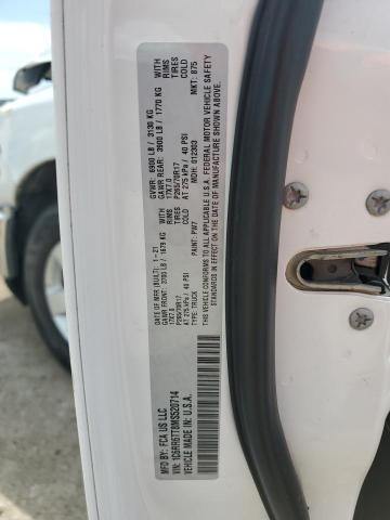 1C6RR6TT8MS520714 - 2021 RAM 1500 CLASS SLT WHITE photo 12