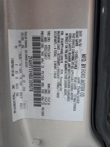 2FAHP71V48X109078 - 2008 FORD CROWN VICT POLICE INTERCEPTOR GRAY photo 24