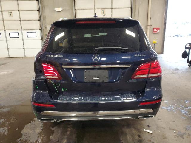 4JGDA5HB8JB053838 - 2018 MERCEDES-BENZ GLE 350 4MATIC BLUE photo 6