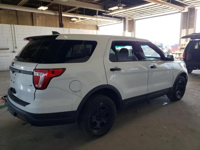 1FM5K8AR7JGA05003 - 2018 FORD EXPLORER POLICE INTERCEPTOR WHITE photo 3