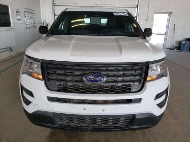 1FM5K8AR7JGA05003 - 2018 FORD EXPLORER POLICE INTERCEPTOR WHITE photo 5