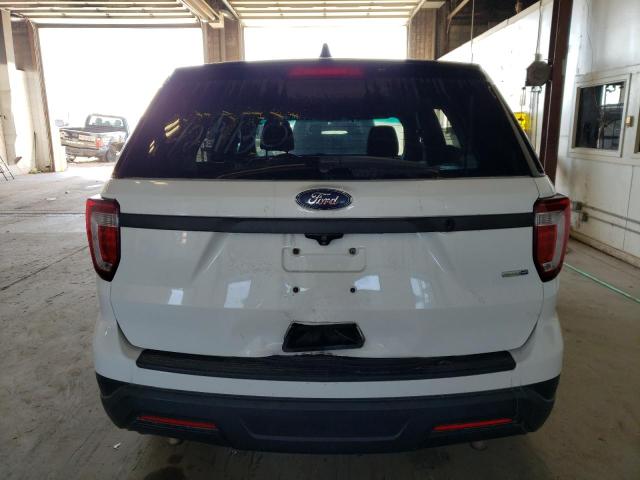 1FM5K8AR7JGA05003 - 2018 FORD EXPLORER POLICE INTERCEPTOR WHITE photo 6