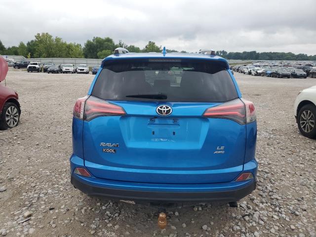JTMBFREV0GJ077536 - 2016 TOYOTA RAV4 LE BLUE photo 6