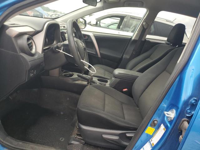 JTMBFREV0GJ077536 - 2016 TOYOTA RAV4 LE BLUE photo 7