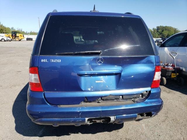 4JGAB54E02A329632 - 2002 MERCEDES-BENZ ML 320 BLUE photo 6