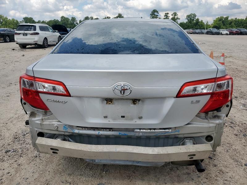 4T4BF1FK6DR303029 - 2013 TOYOTA CAMRY L SILVER photo 6