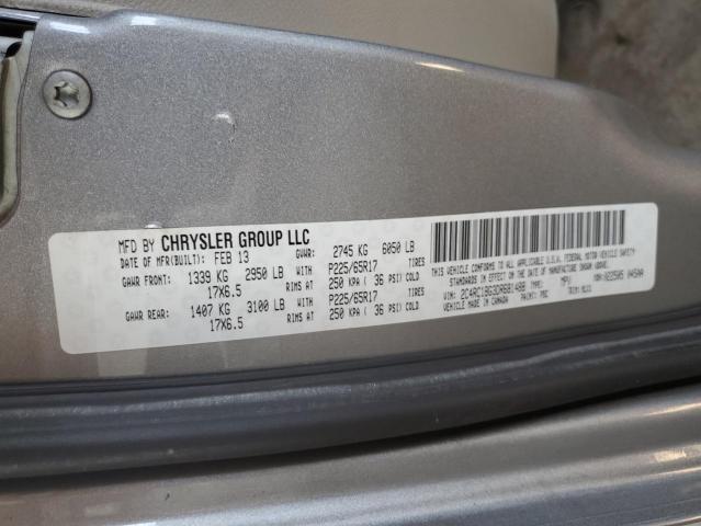 2C4RC1BG3DR681488 - 2013 CHRYSLER TOWN & COU TOURING Gümüş foto 12