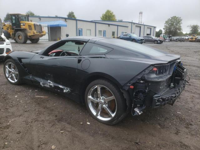 1G1YF2D70E5126124 - 2014 CHEVROLET CORVETTE STINGRAY 3LT BLACK photo 2