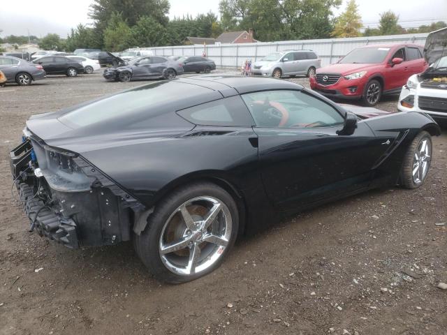 1G1YF2D70E5126124 - 2014 CHEVROLET CORVETTE STINGRAY 3LT BLACK photo 3