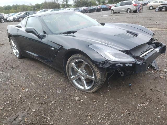 1G1YF2D70E5126124 - 2014 CHEVROLET CORVETTE STINGRAY 3LT BLACK photo 4