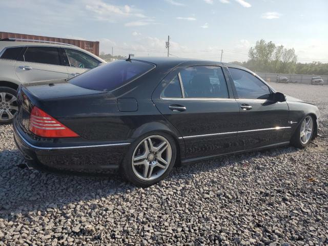 WDBNG76J25A452204 - 2005 MERCEDES-BENZ S 600 BLACK photo 3