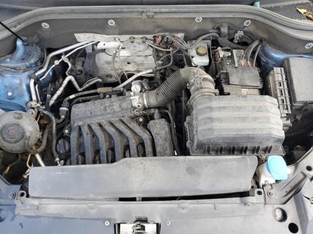 1V2UR2CA8KC502181 - 2019 VOLKSWAGEN ATLAS SE ლურჯი ფოტო 12