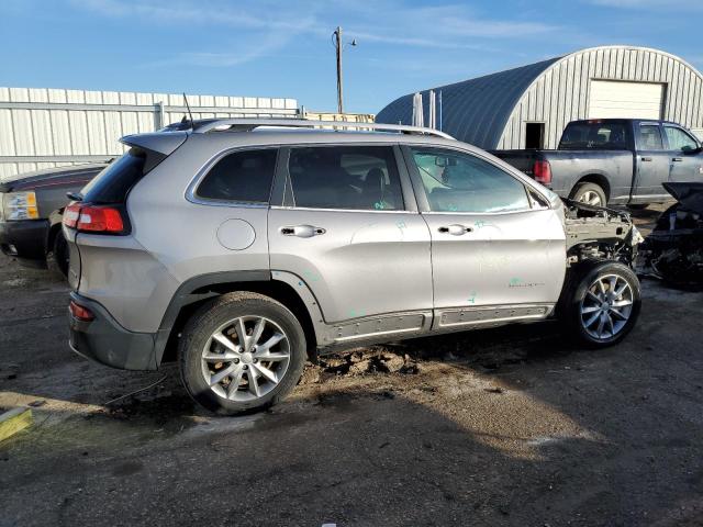 1C4PJLDB2JD523572 - 2018 JEEP CHEROKEE LIMITED SILVER photo 3