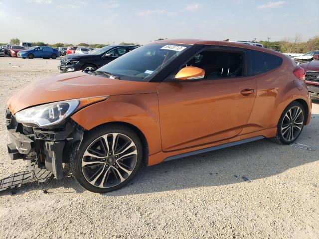 KMHTC6AE1GU270693 - 2016 HYUNDAI VELOSTER TURBO ORANGE photo 1