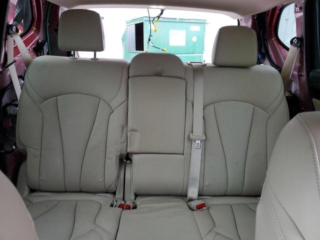 LRBFX1SA8JD016697 - 2018 BUICK ENVISION ESSENCE RED photo 10