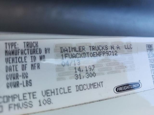 1FVACXDT0EHFP9712 - 2014 FREIGHTLINER M2 106 MEDIUM DUTY WHITE photo 10