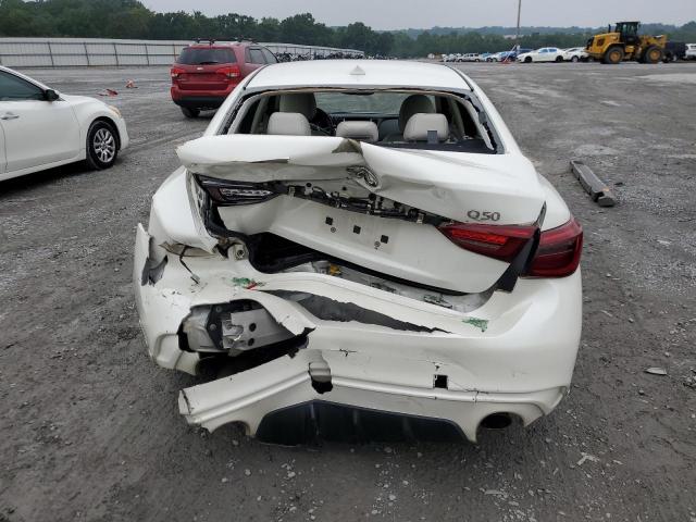 JN1EV7AP5JM351088 - 2018 INFINITI Q50 LUXE WHITE photo 6