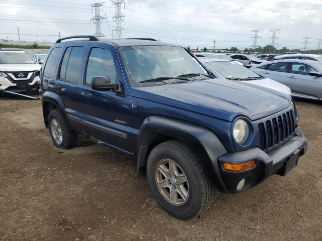1J4GL48K34W153729 - 2004 JEEP LIBERTY SPORT Көк фото 4