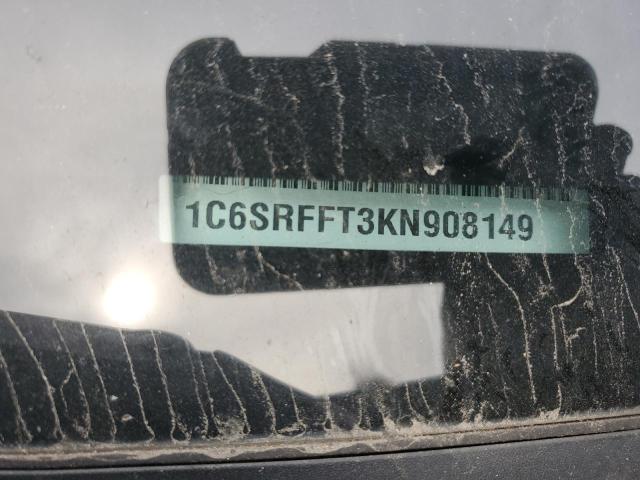 1C6SRFFT3KN908149 - 2019 RAM 1500 BIG HORN/LONE STAR CHARCOAL photo 12