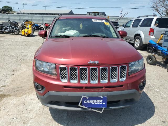 1C4NJDEB6HD204889 - 2017 JEEP COMPASS LATITUDE BURGUNDY photo 5