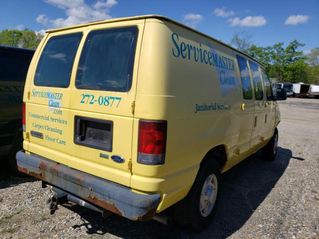 1FTNE24W19DA37159 - 2009 FORD ECONOLINE E250 VAN YELLOW photo 3