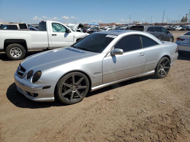 WDBPJ73J52A019325 - 2002 MERCEDES-BENZ CL 55 AMG SILVER photo 1