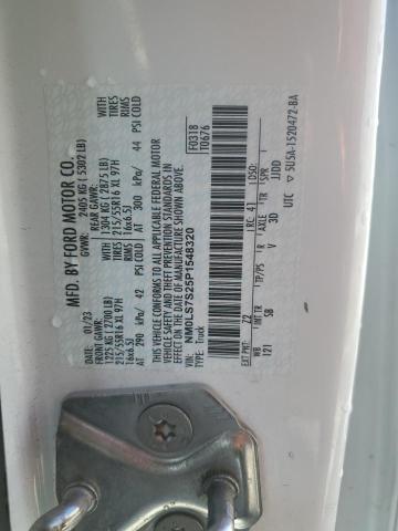 NM0LS7S25P1548320 - 2023 FORD TRANSIT CONNECT XL WHITE photo 13