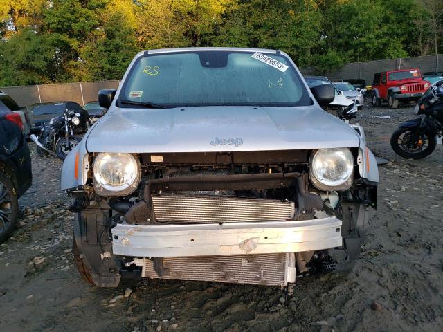 ZACNJDAB9MPN36453 - 2021 JEEP RENEGADE SPORT SILVER photo 5