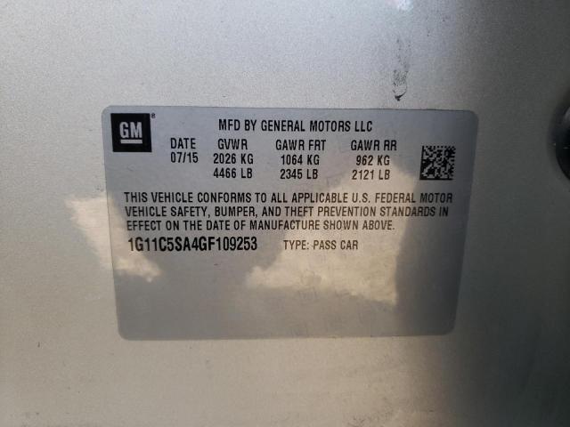 1G11C5SA4GF109253 - 2016 CHEVROLET MALIBU LIM LT Алтын фото 13